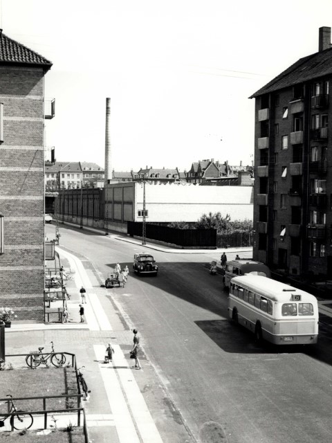 Tekstilfabrikken set fra Hamletsgade